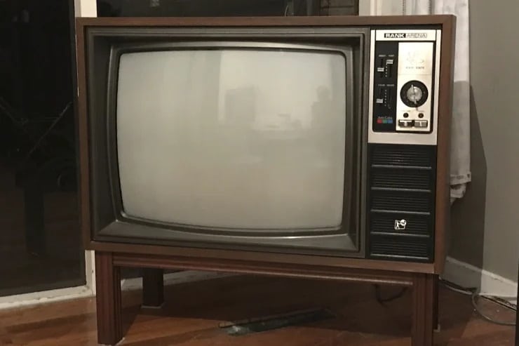 old crt television